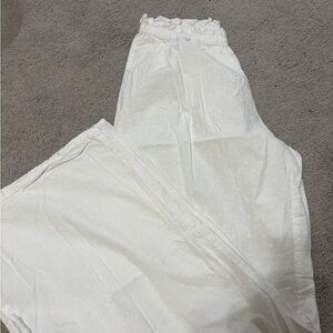 Colsie Cream Eyelet Pants